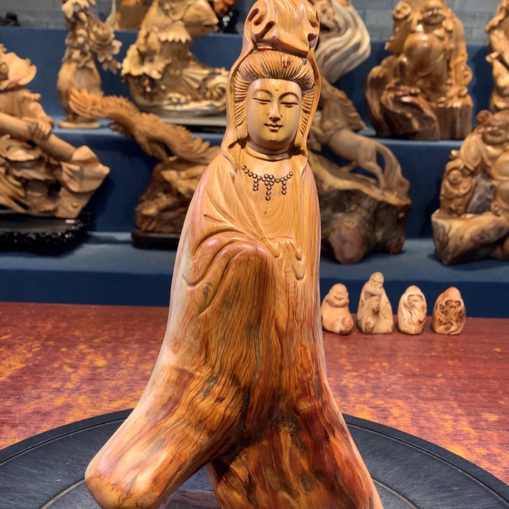 柏木（崖柏）根雕摆件