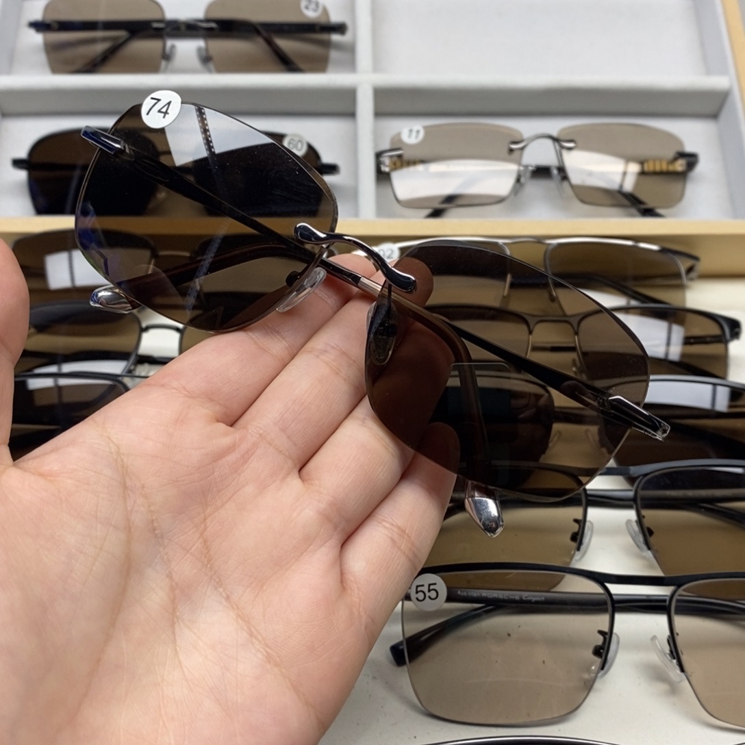 无框款天然水晶石头眼镜74