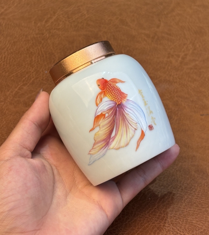 G3940-金鱼茶叶罐