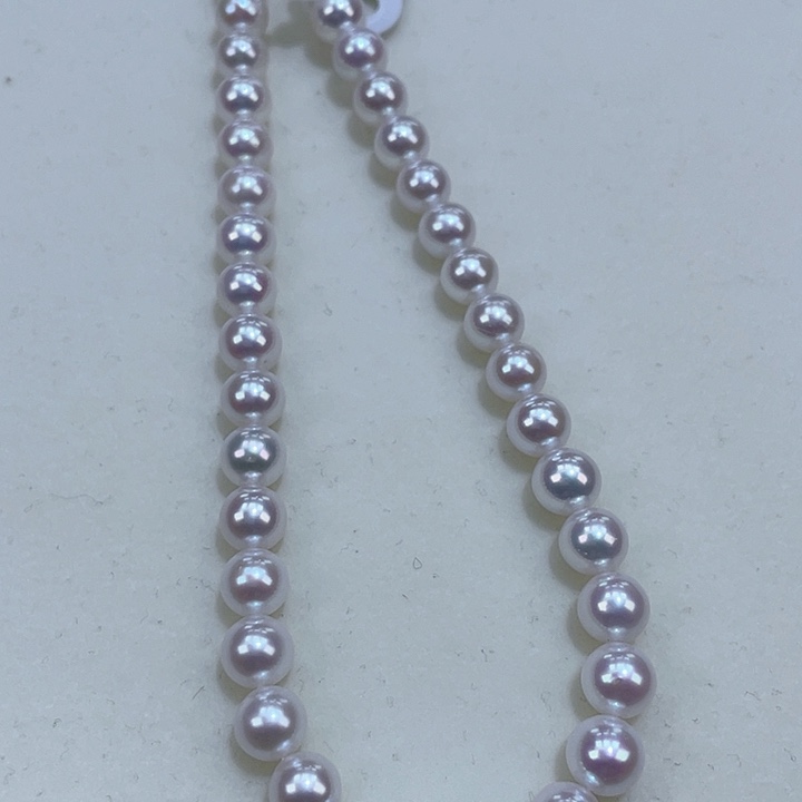 淡水珍珠颈饰银S925镶嵌6.5/7.5爆亮天女光毕业亮度