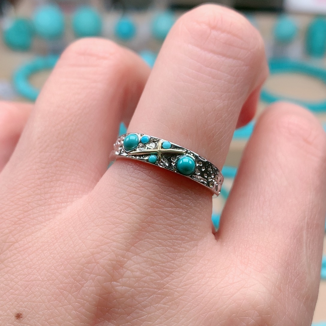 绿松石银S925镶嵌珠宝奇石