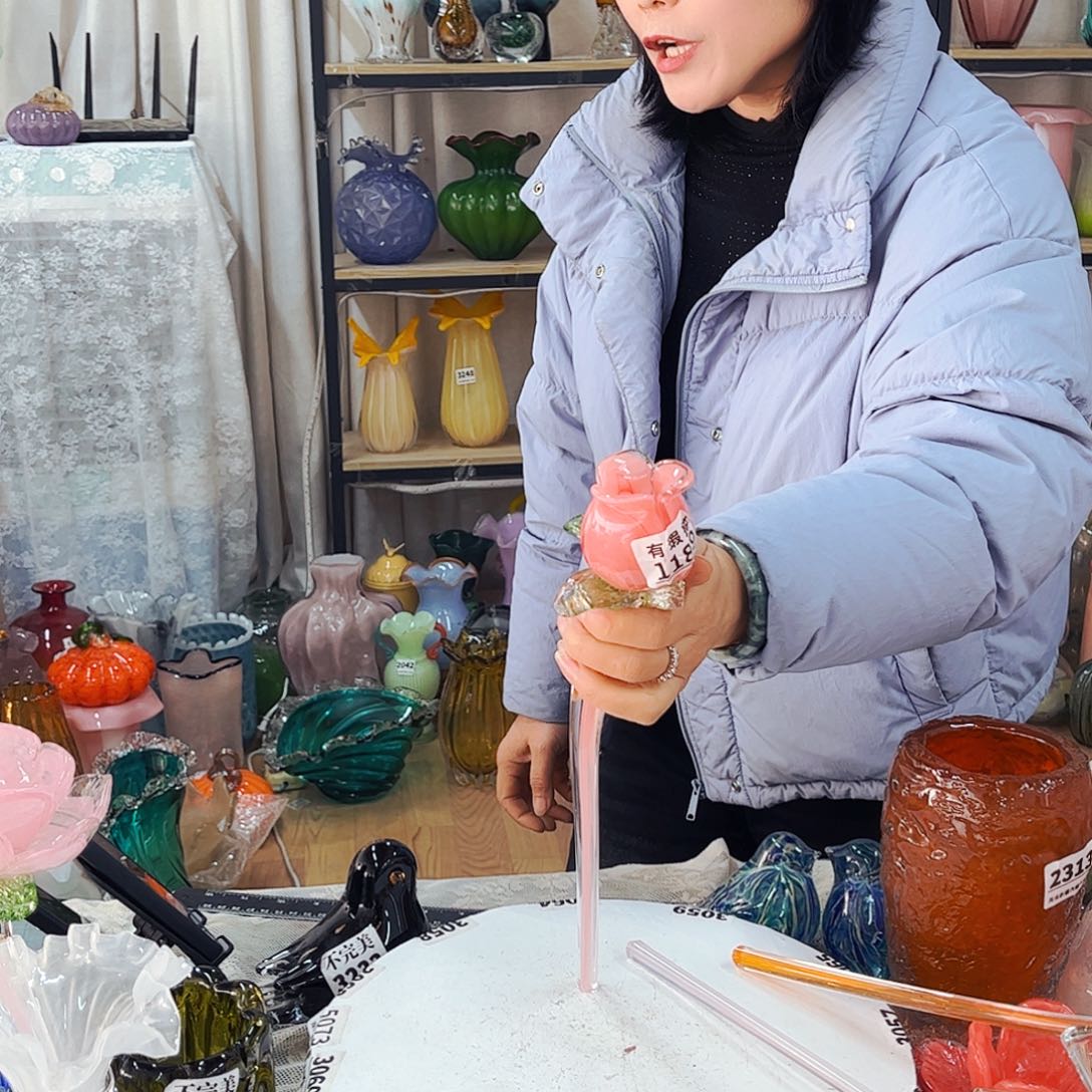 瑕花家悦琉璃工艺品