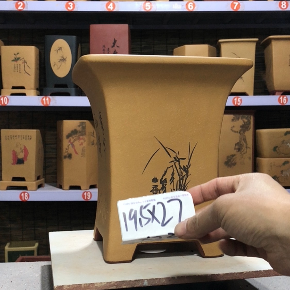 【闪购商品】紫砂花盆1*夢手工制作