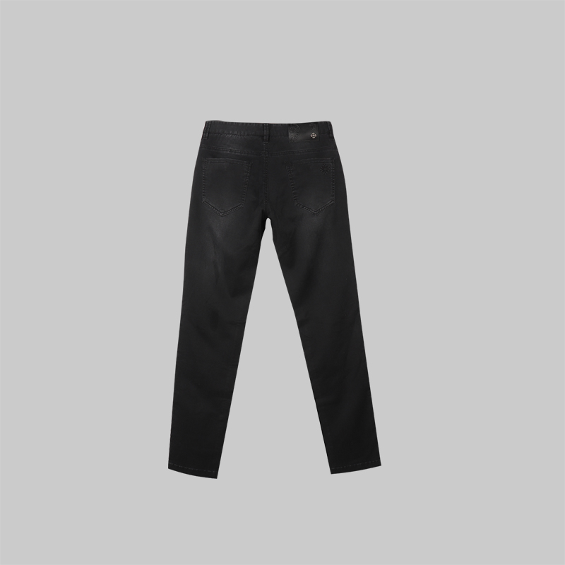 黑色软牛仔裤秋/2