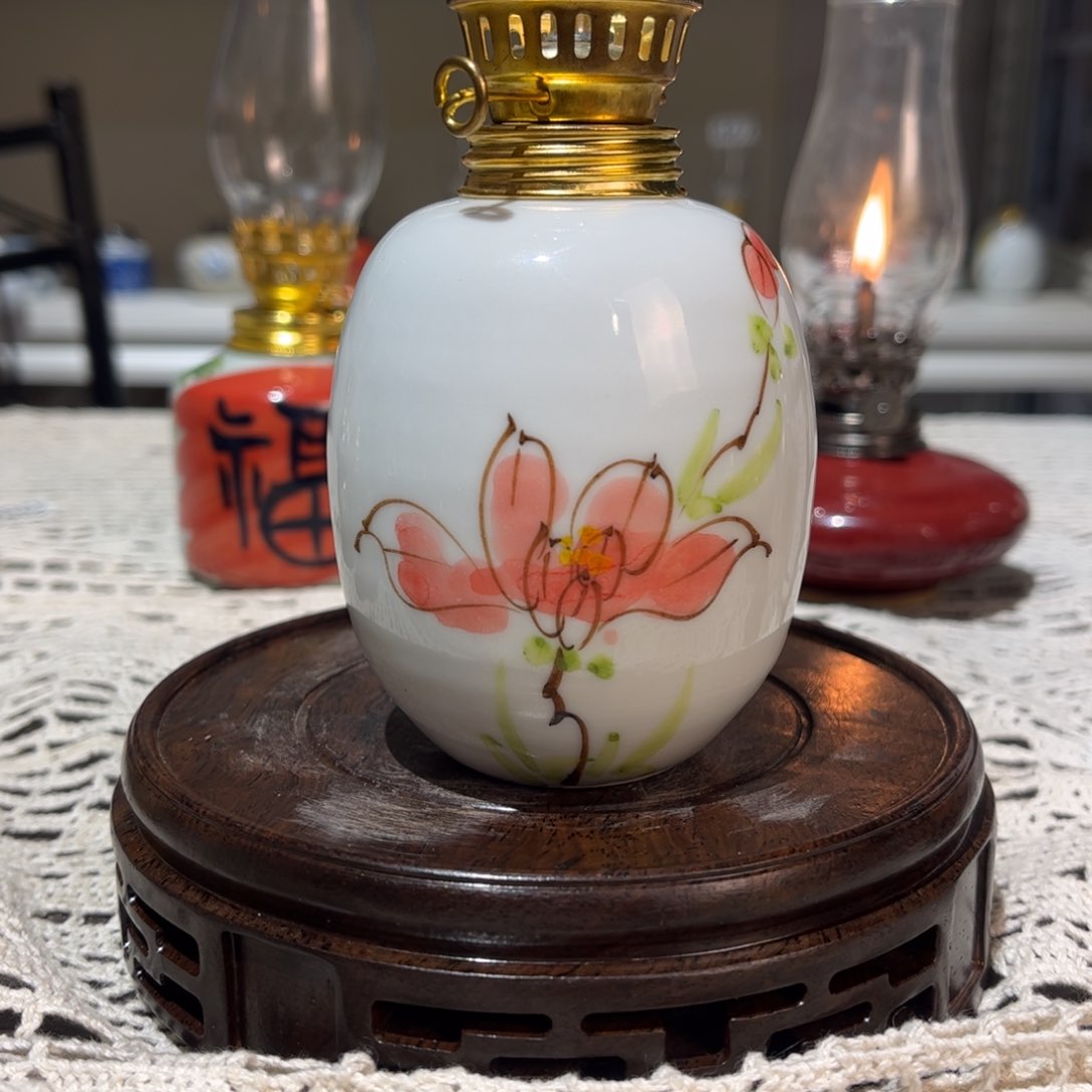 摆件景德镇陶瓷香薰灯