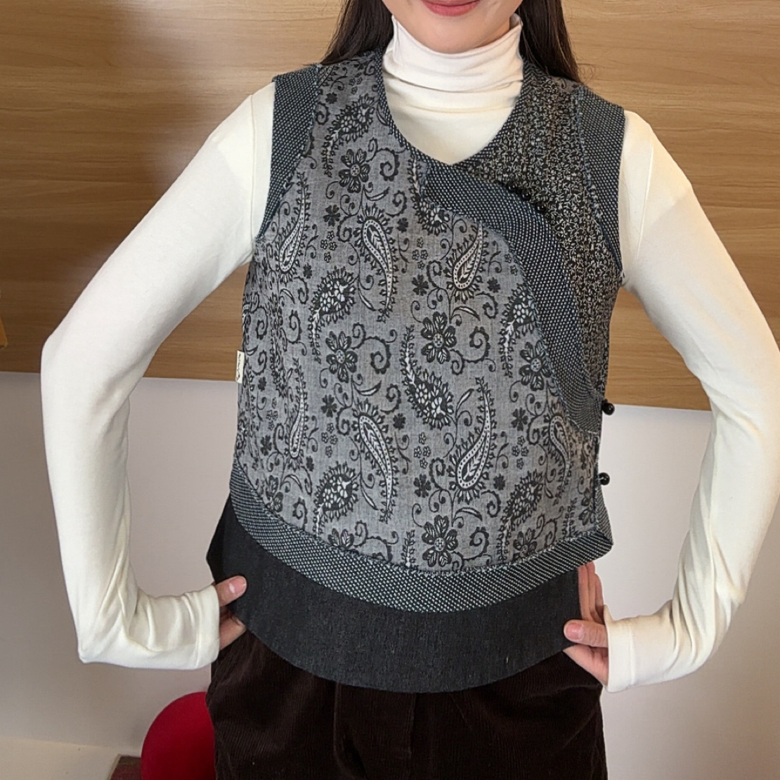 Tyan Tyan腰果花马甲