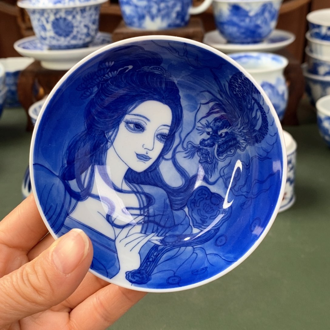 杯景德镇陶瓷手工手绘