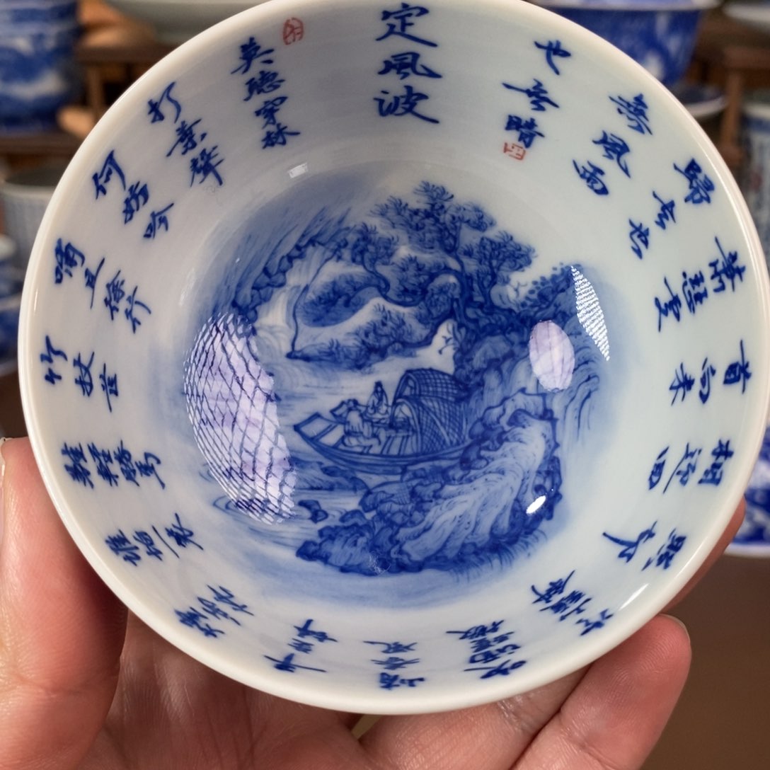 景德镇陶瓷手工手绘