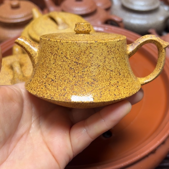 茶壶紫砂宜兴原矿金丝楠木