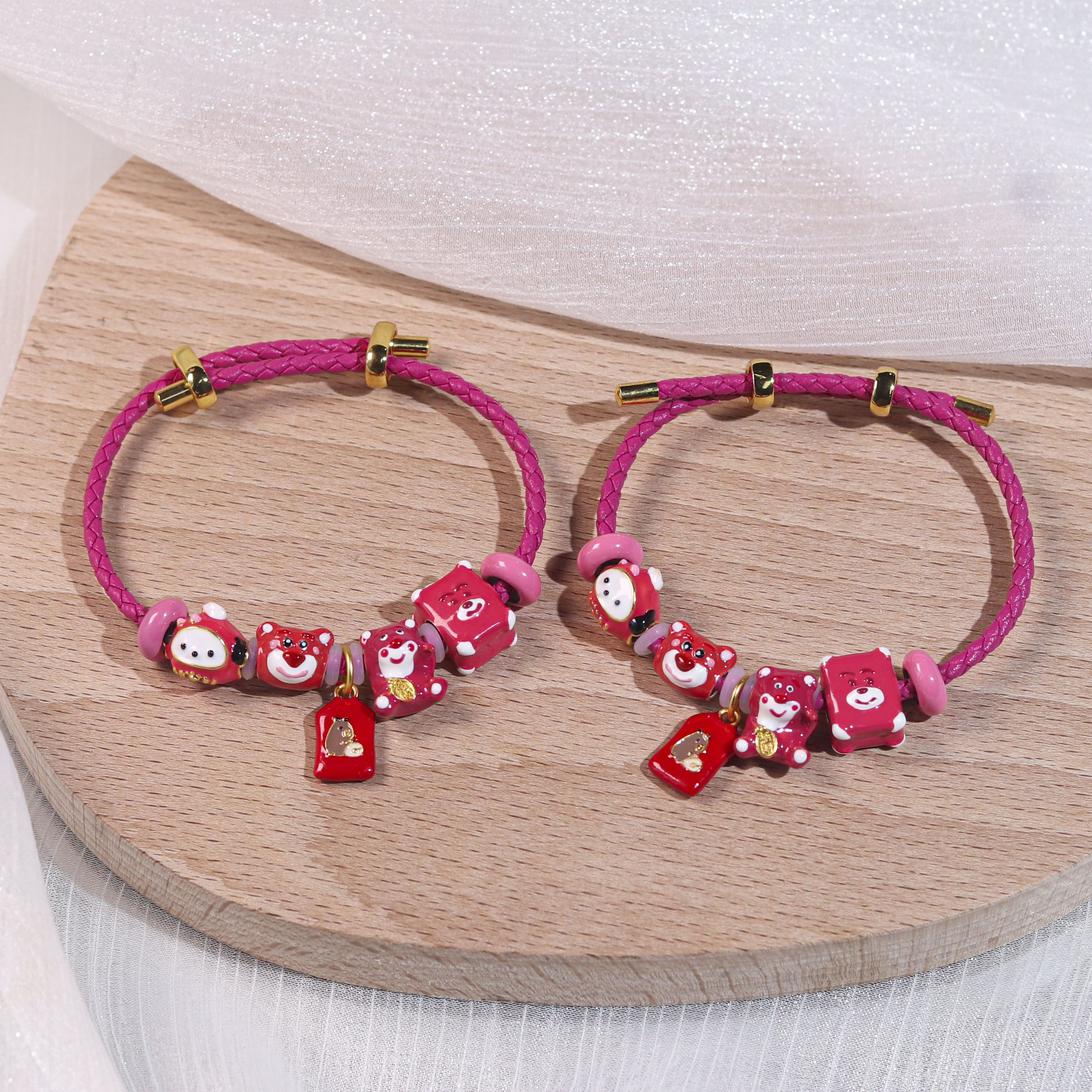 合金手链 草莓小熊X-Q1340 多样性发一 颜色微差