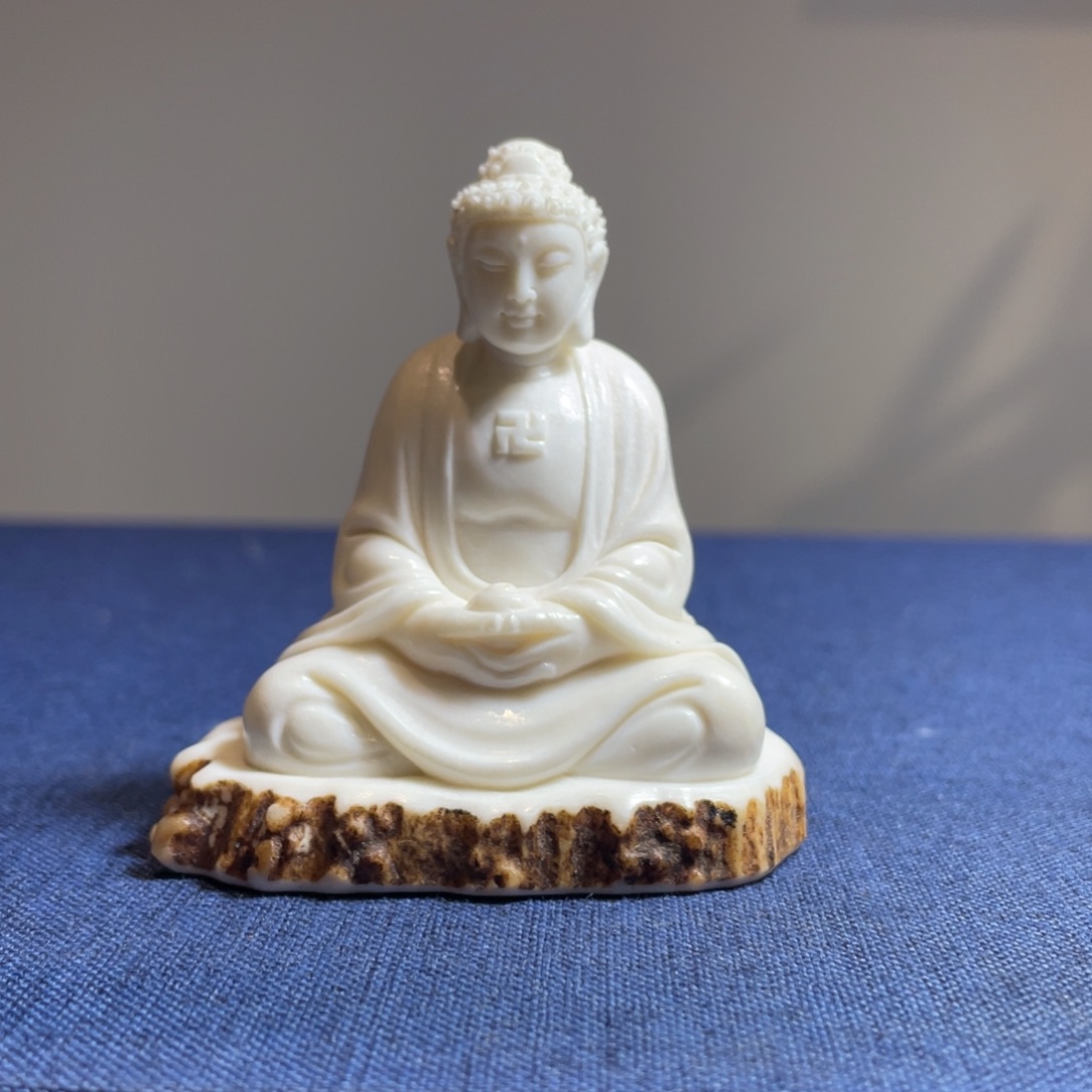 荔枝木大**画木雕工艺品摆件