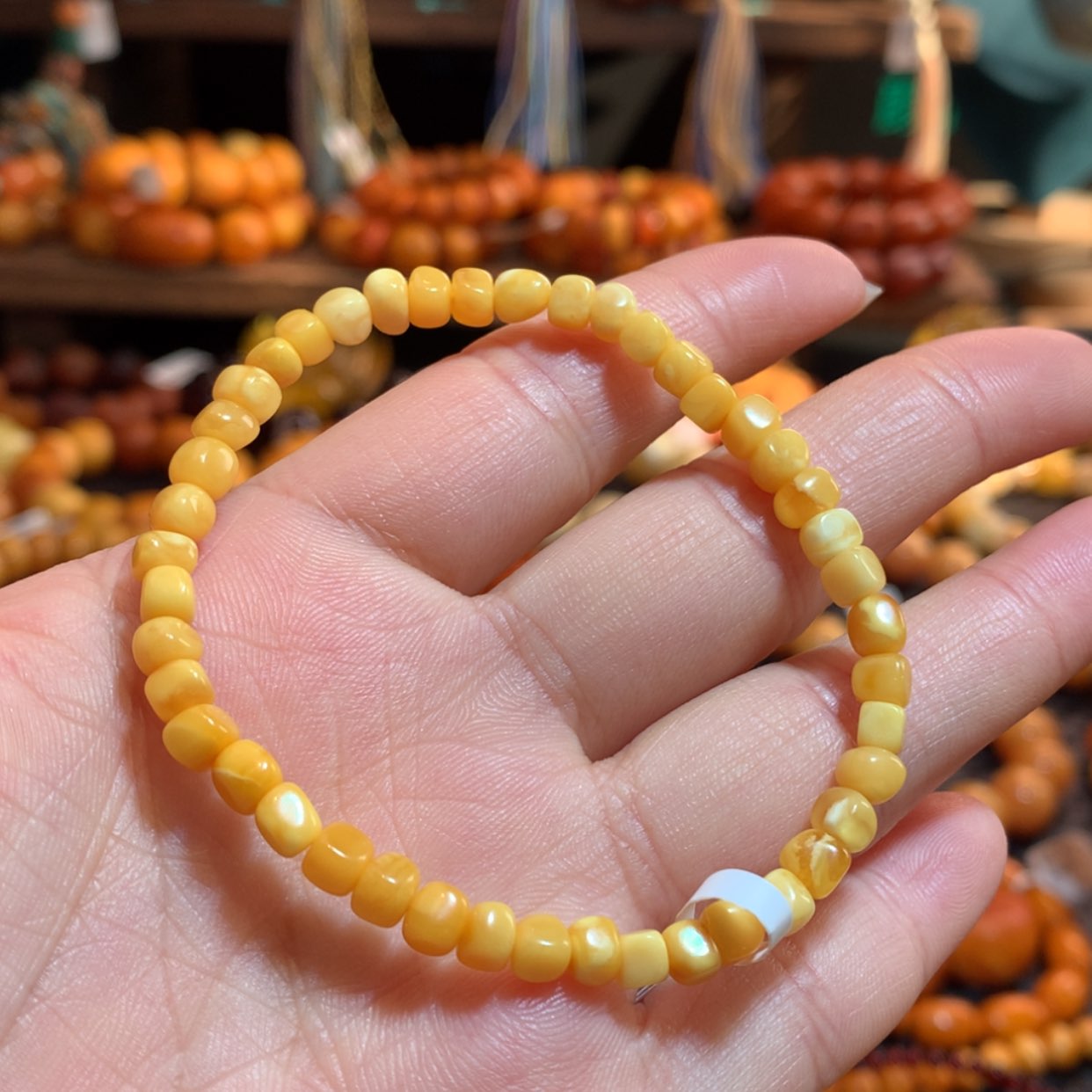 【闪购商品】手串蜜蜡未镶嵌蜜蜡手串