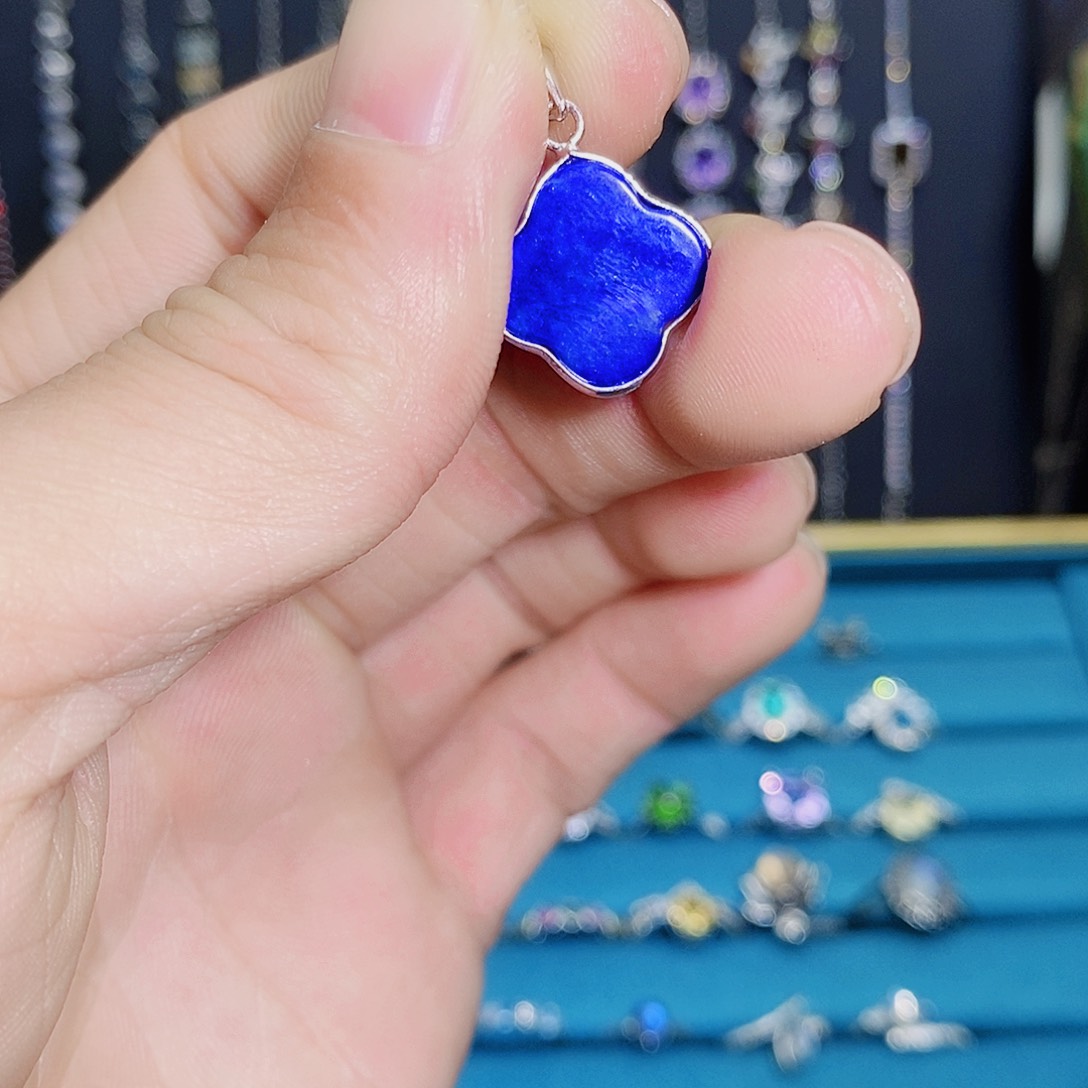 紫晶珠宝半成品银S925镶嵌