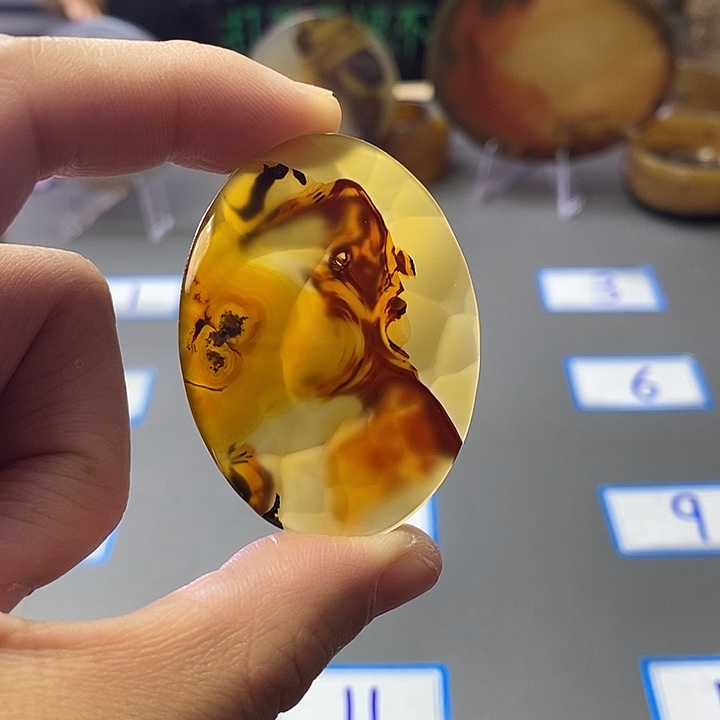 玛瑙/玉髓未镶嵌珠宝半成品