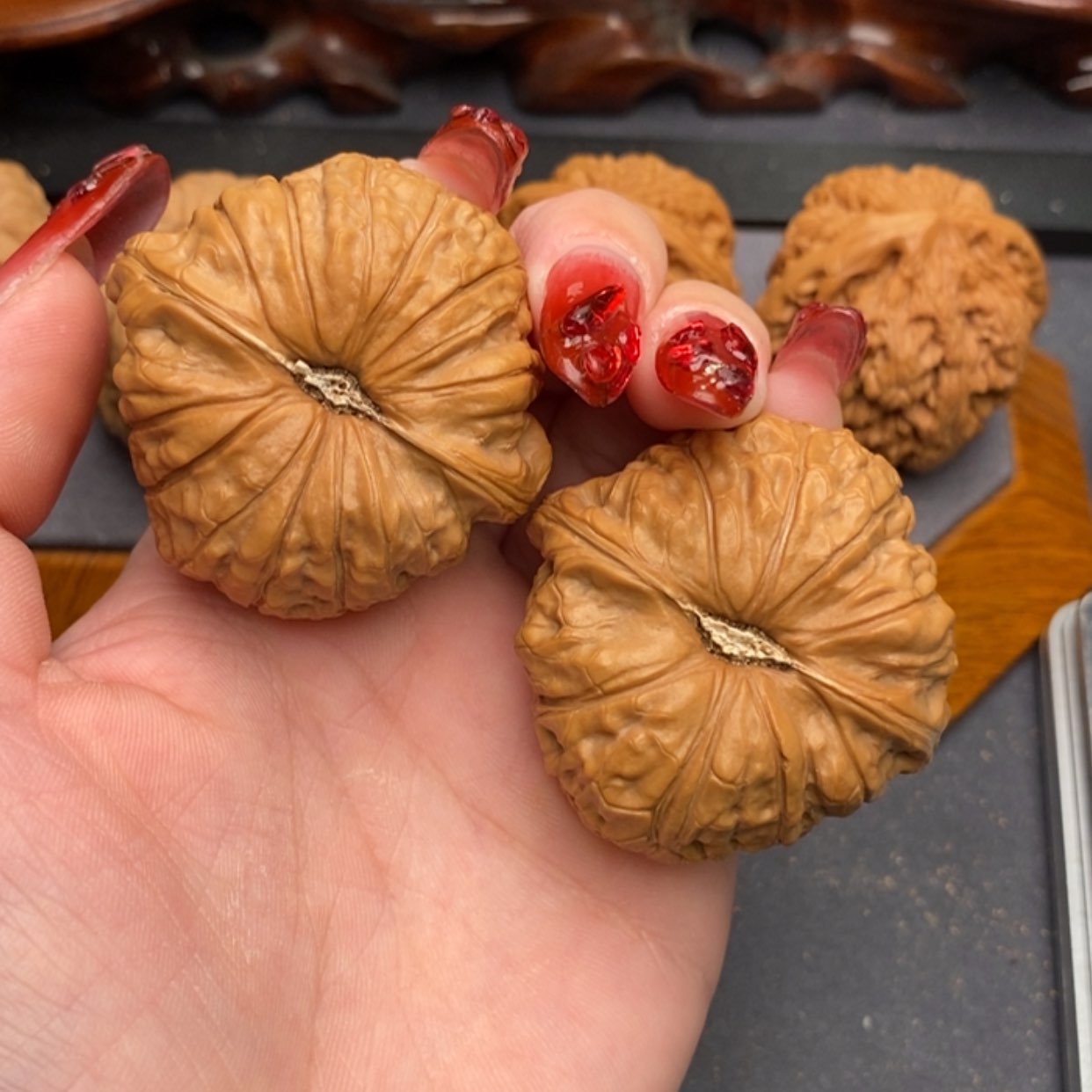 【闪购商品】文玩核桃吊坠南瓜45