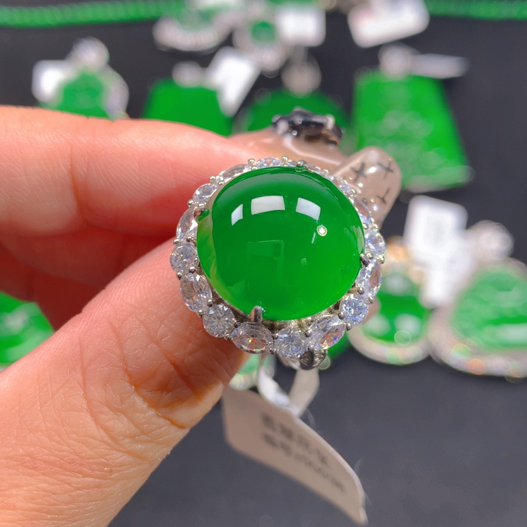 翡翠颈饰银S925镶嵌1111111111