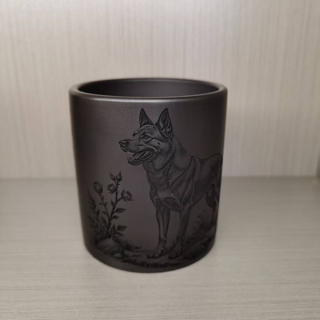 宜兴原矿紫砂手工刻绘主人杯功夫茶器200cc茶杯