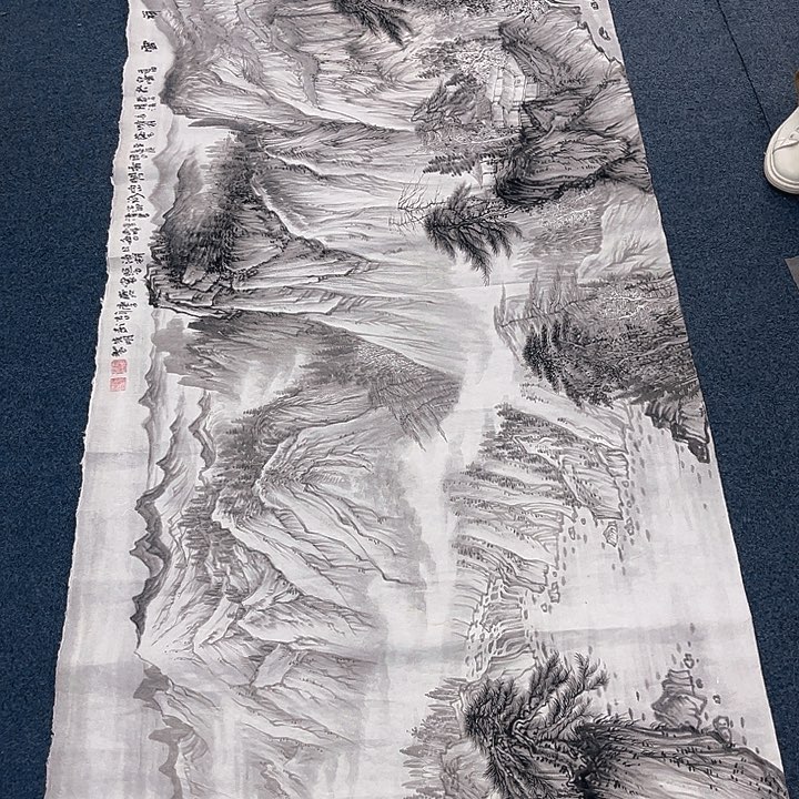 国画纯手绘字画宣纸