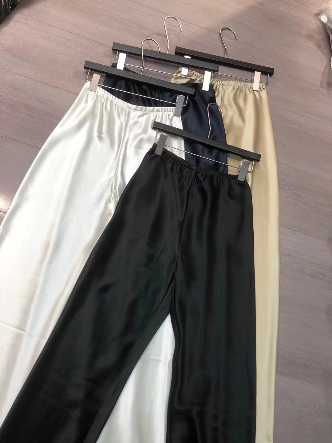 2025新品醋酸阔腿裤