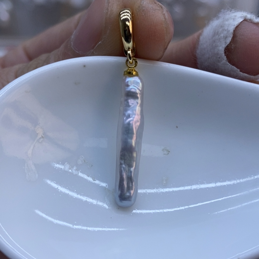 未镶嵌美丽哦哦哦淡水珍珠