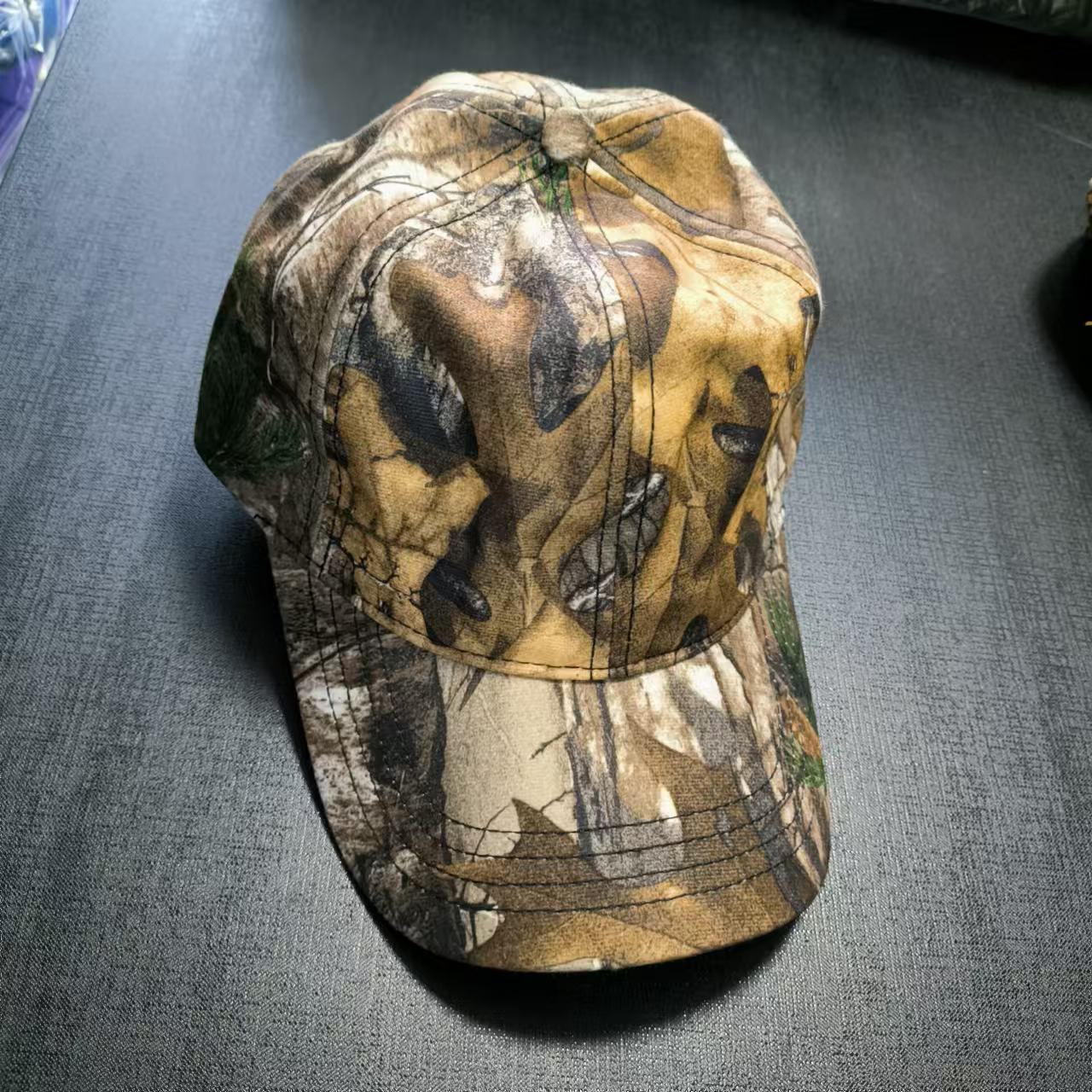 外单男士丛林户外运动仿生迷彩鸭舌帽