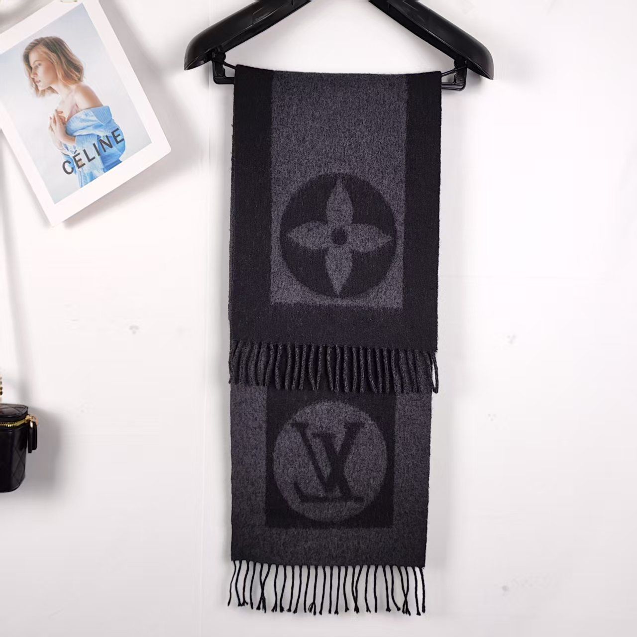 99新 LouisVuitton/路易威登  海囤J/LV围巾//dd61677