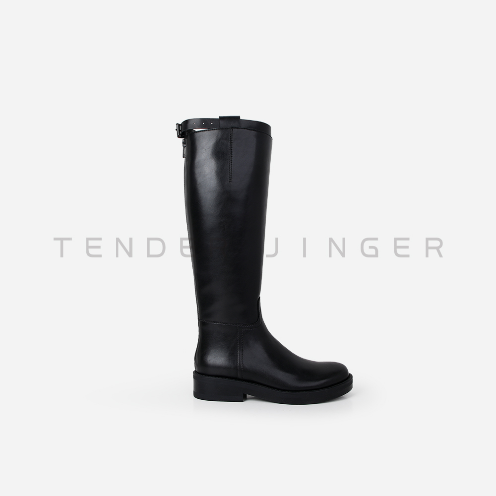 Tender Jinger｜线下专供 皮带扣简约骑士长靴 M250355