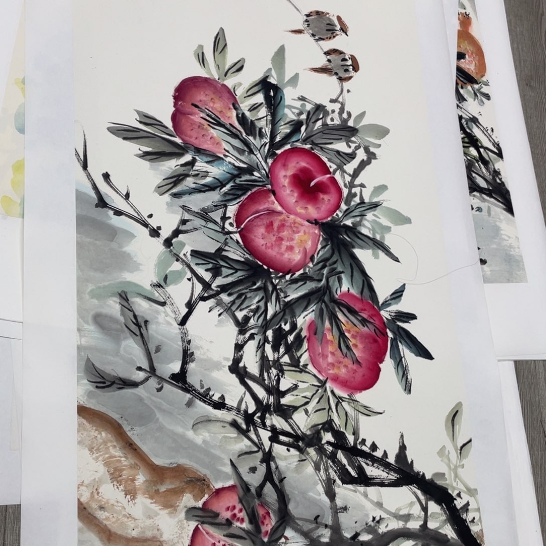 国画韦建老师作品欣赏