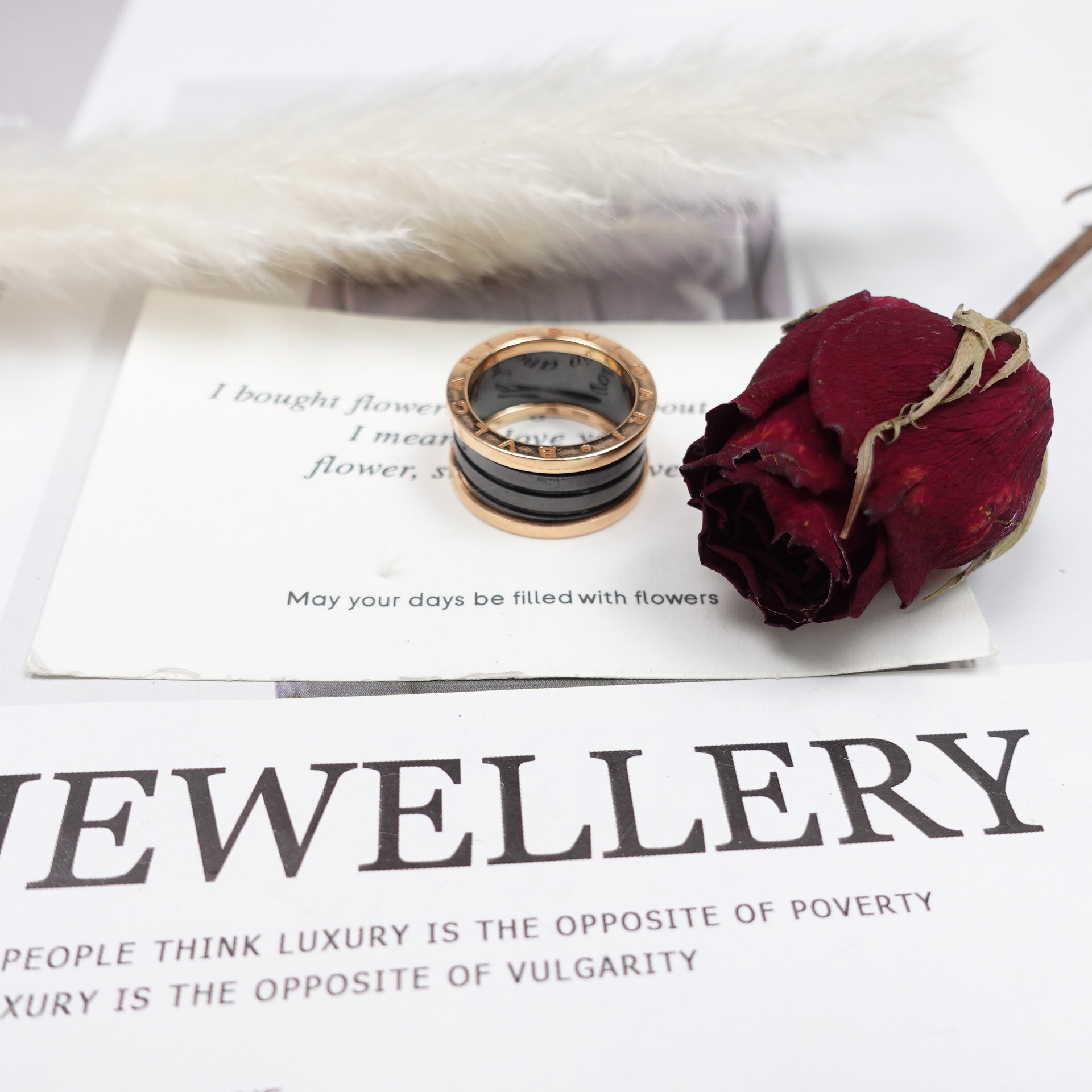 99新 BVLGARI/宝格丽 /戒指/T10160192