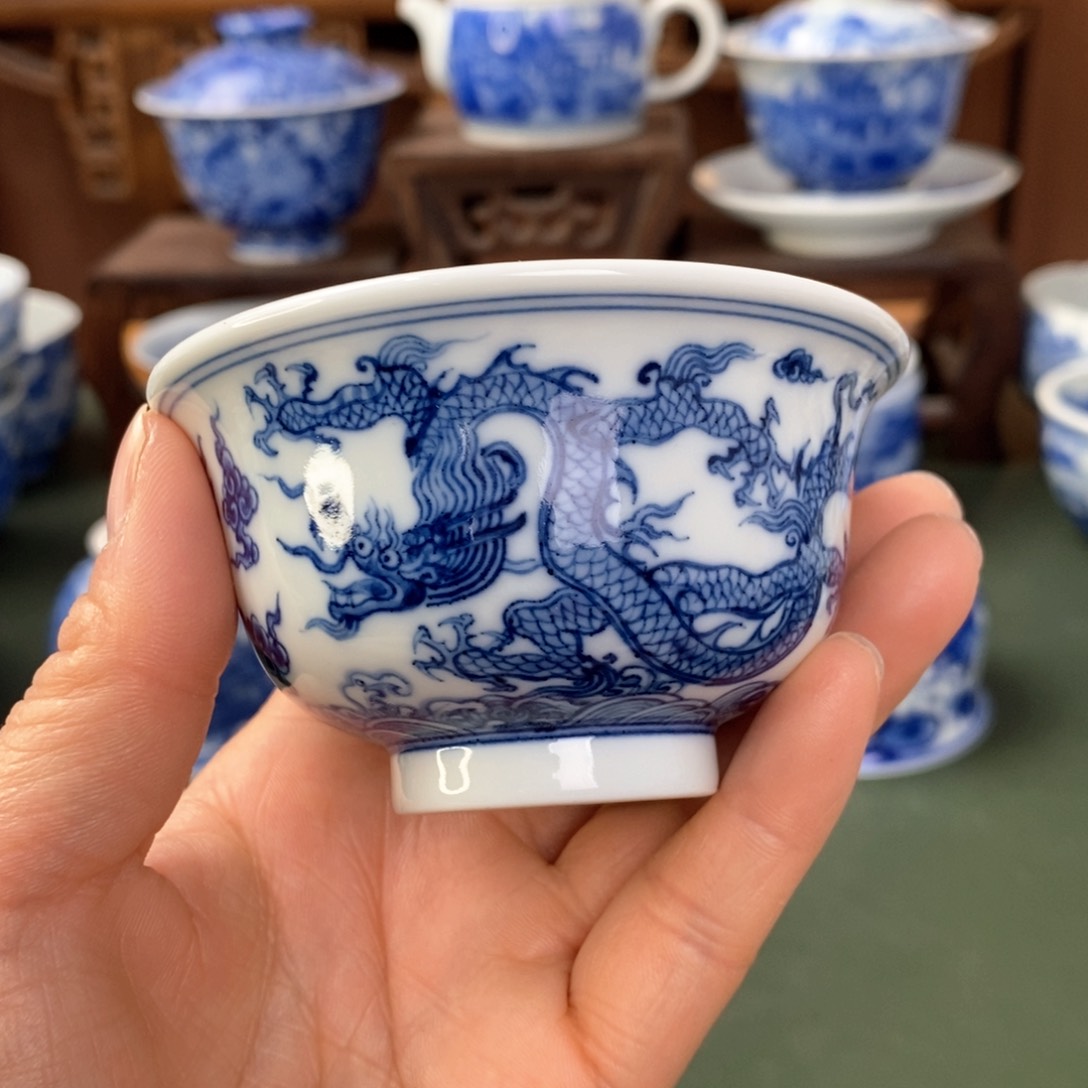 杯景德镇陶瓷手工手绘