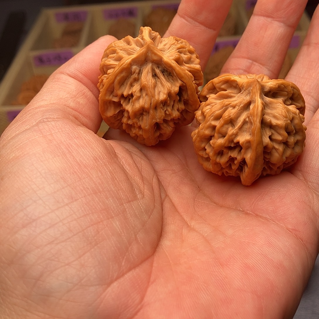 帅***秒文玩核桃把件秦公子