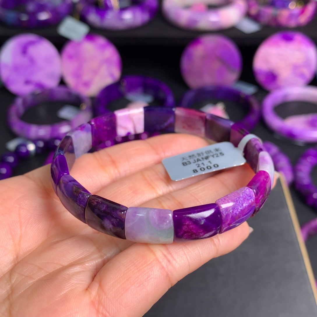 苏纪石（舒俱来）糖果手牌未镶嵌橙**绿