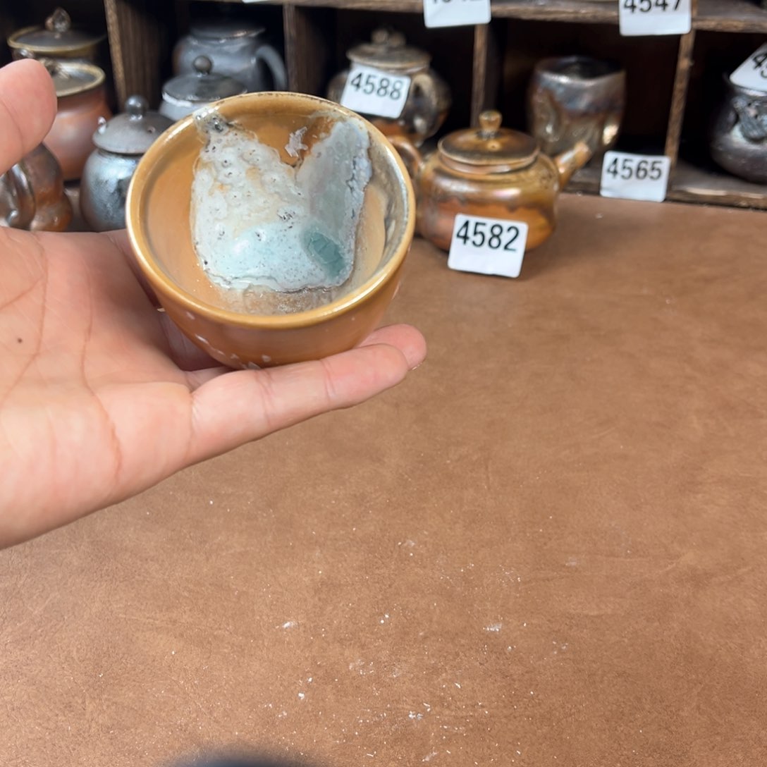 壶柴烧茶器主人杯