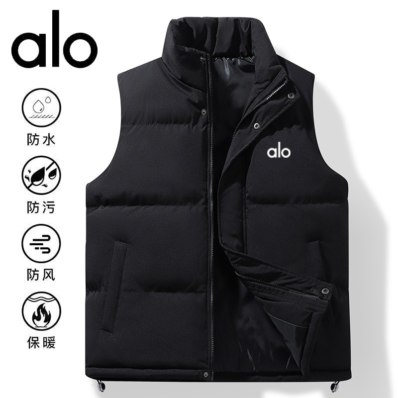 ALO秋冬加厚保暖情侣款马甲休闲户外运动百搭马甲