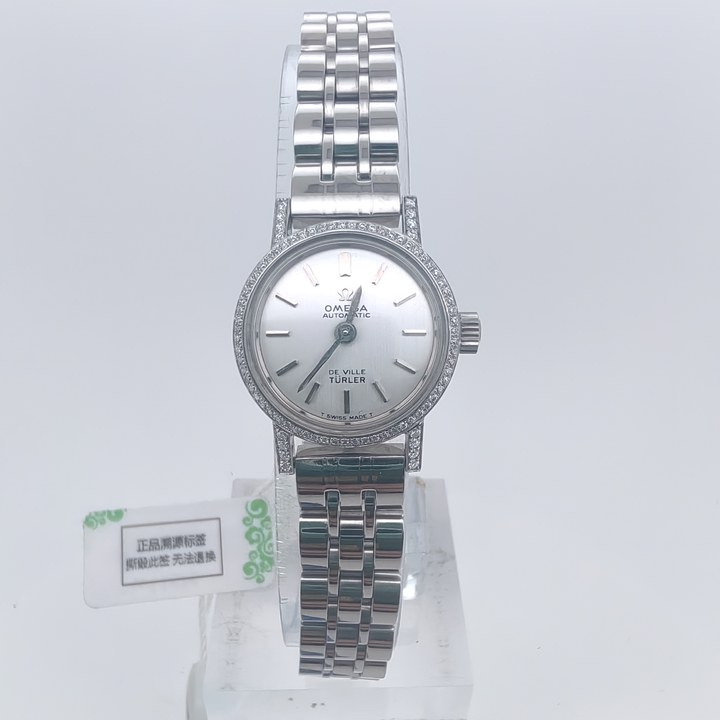 95新 Omega/欧米茄 自动机械表后钻19mm/公价32999/w11876