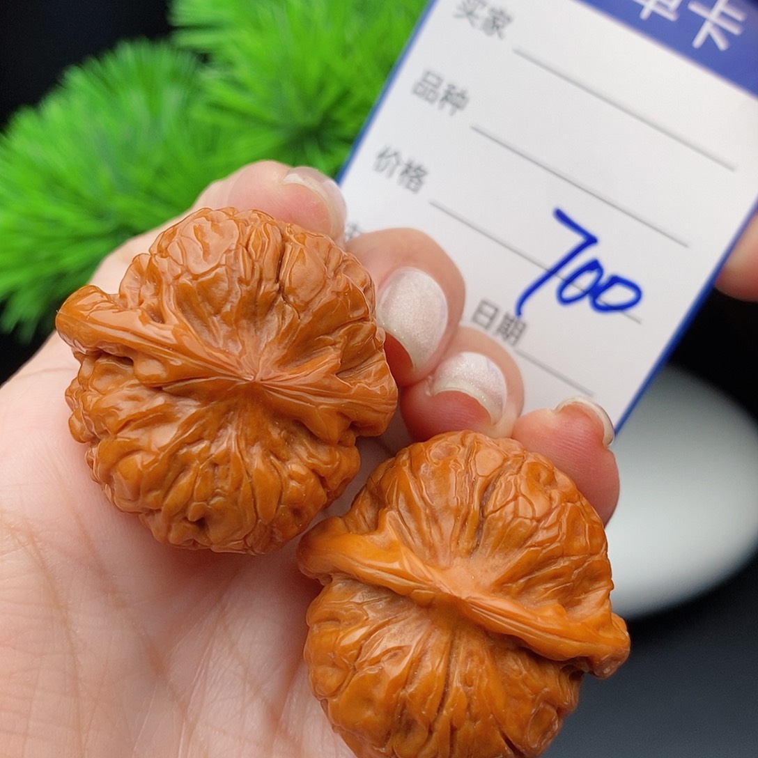 文玩核桃把件36甲骨文700