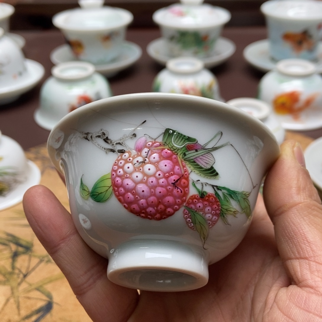 手工珐琅彩主人杯