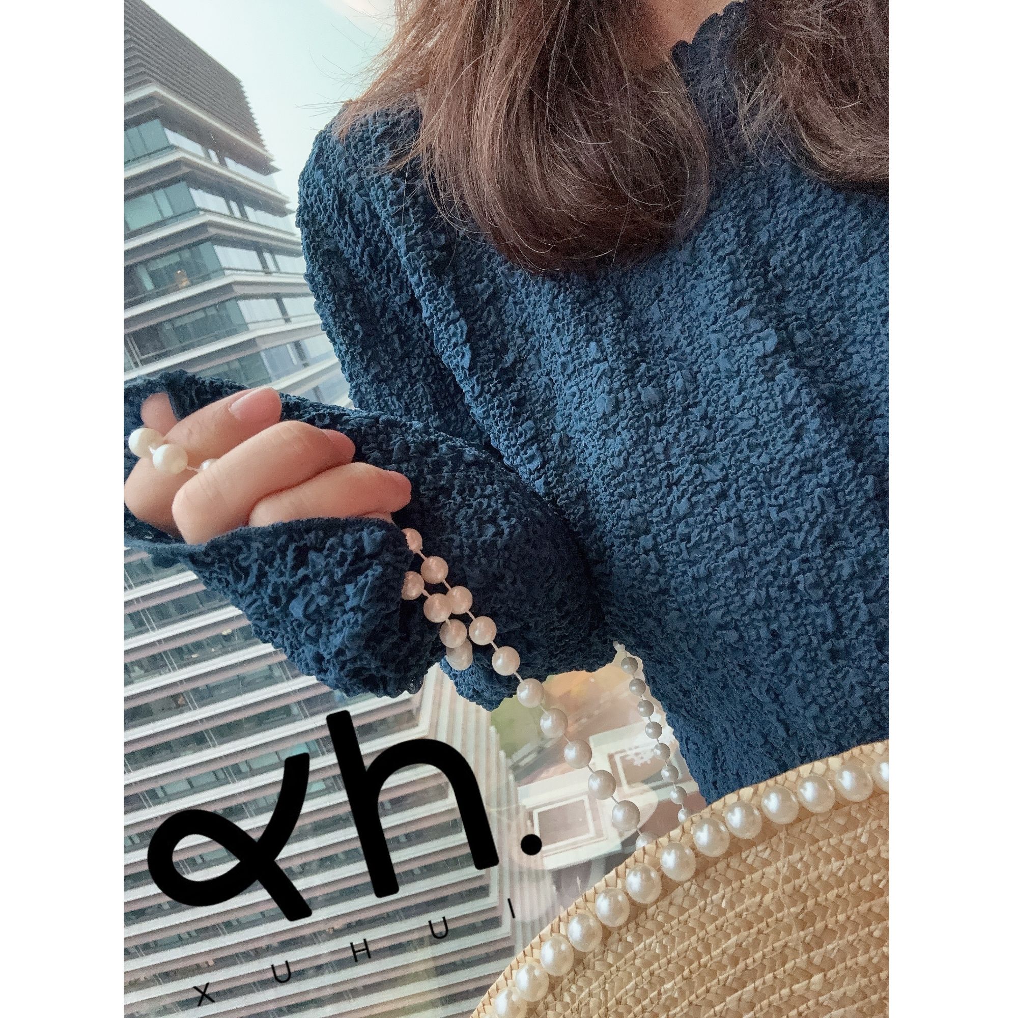 XUHUI-高弹绉真丝泡泡纱