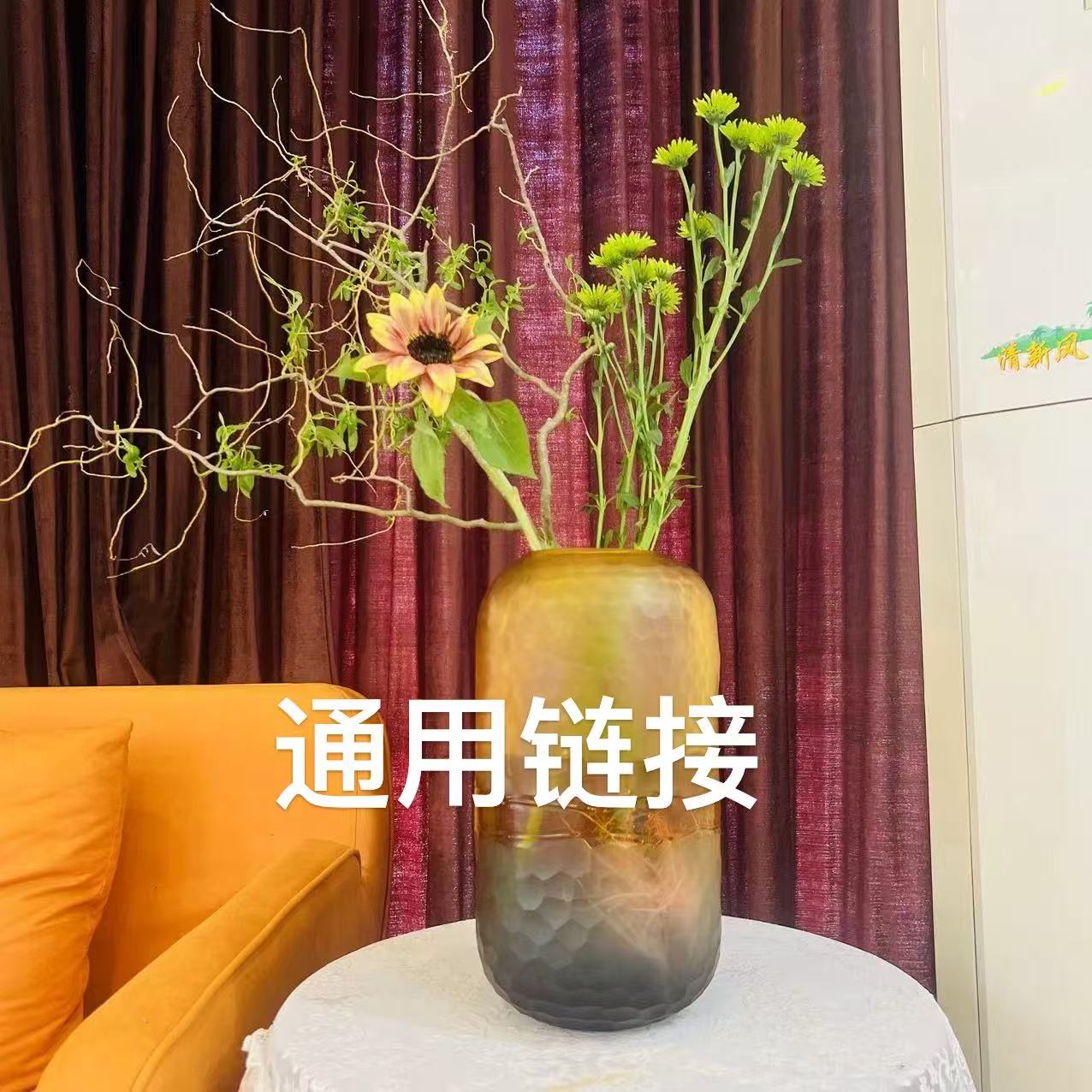 【可清优居-通用链接2】手工磨刻琉璃花器 多样性发一