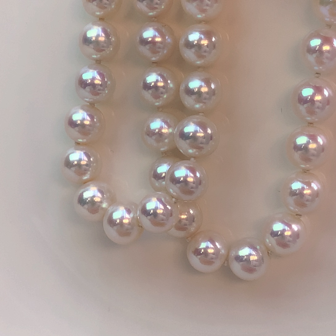 淡水珍珠颈饰银S925镶嵌