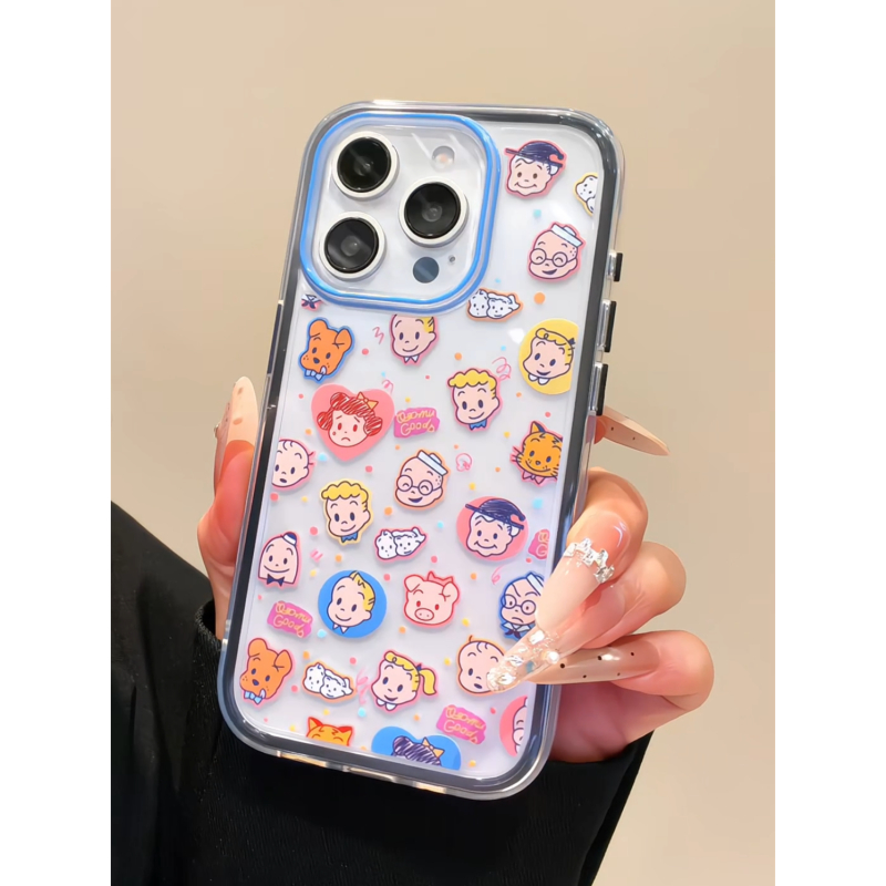 炫彩三合一适用苹果17/16pro华为vivo小米oppo手机壳爆款
