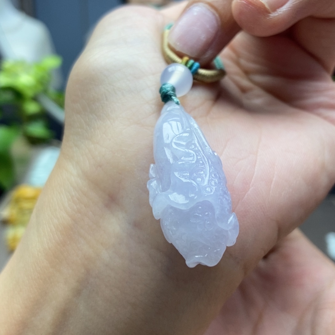 翡翠颈饰未镶嵌吊坠3