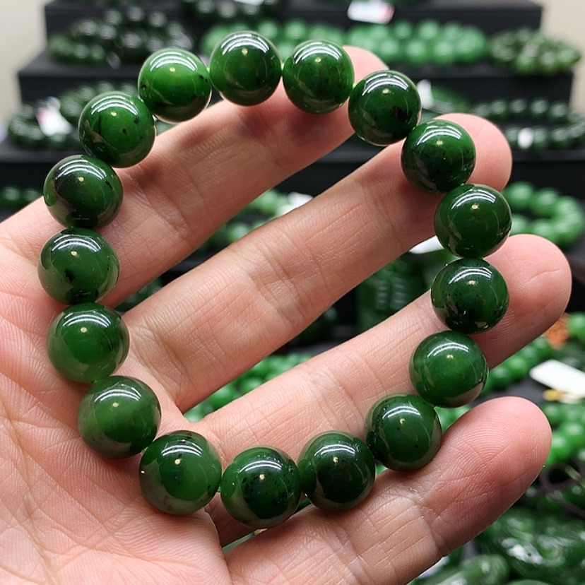 【闪购商品】和田玉（碧玉）手链未镶嵌
