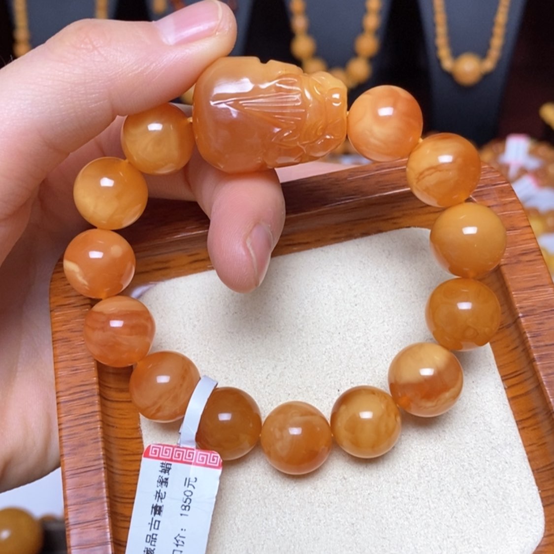 【闪购商品】蜜蜡手链未镶嵌手串