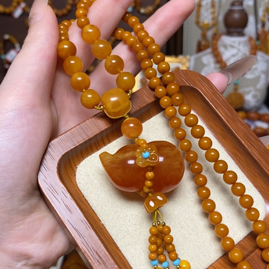 【闪购商品】手链蜜蜡未镶嵌项链