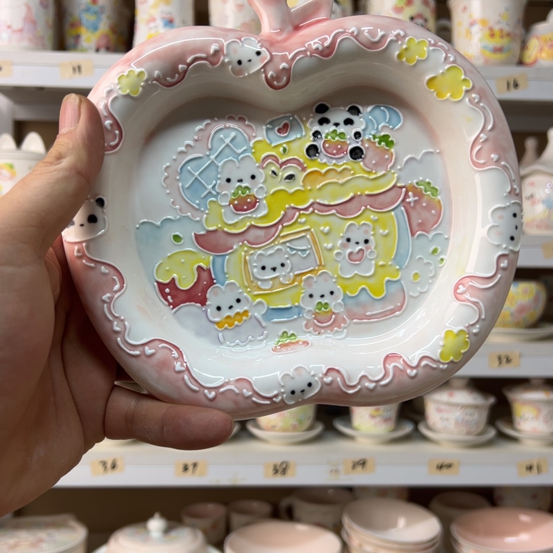 小***糖其他瓷景德镇高温釉下手绘陶瓷