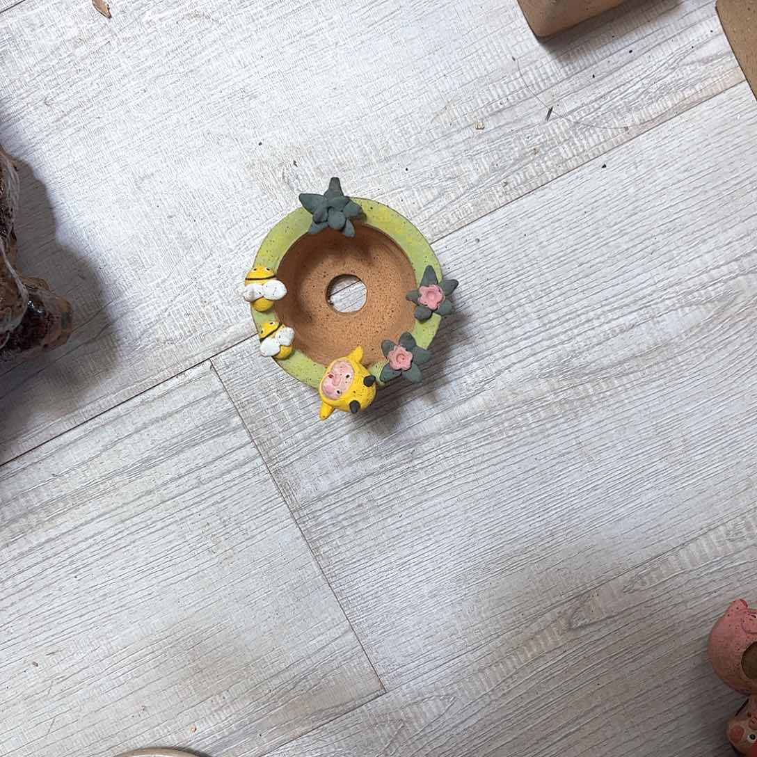 泥塑木**丑古镇炻陶花盆