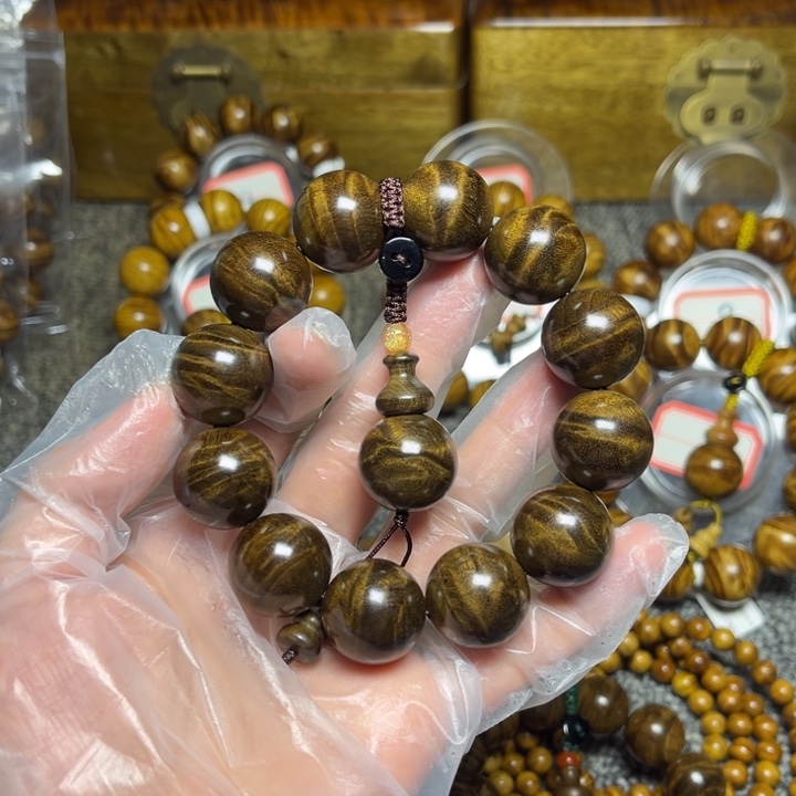 ****～手串/手链楠木（金丝楠）阴沉龙胆2.0