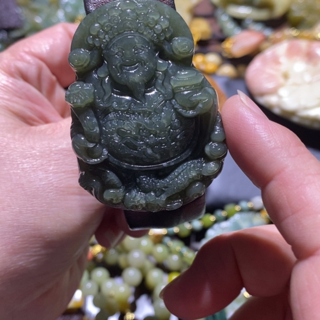 【闪购商品】岫玉毛衣链未镶嵌