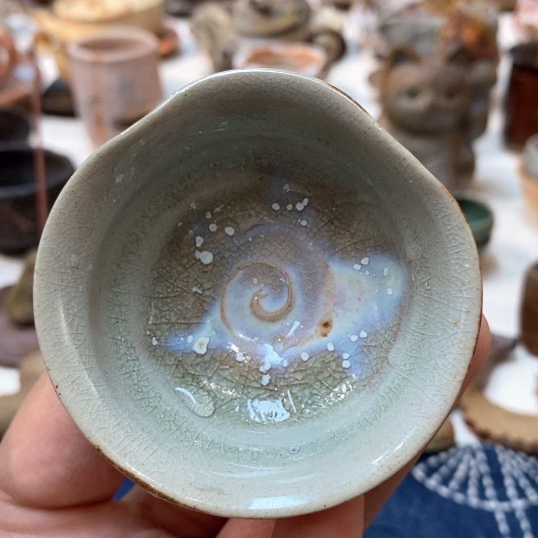 柴烧侘寂粗陶茶具